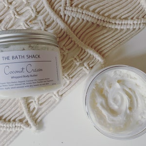 Coconut Cream Whipped Body Butter 8 oz