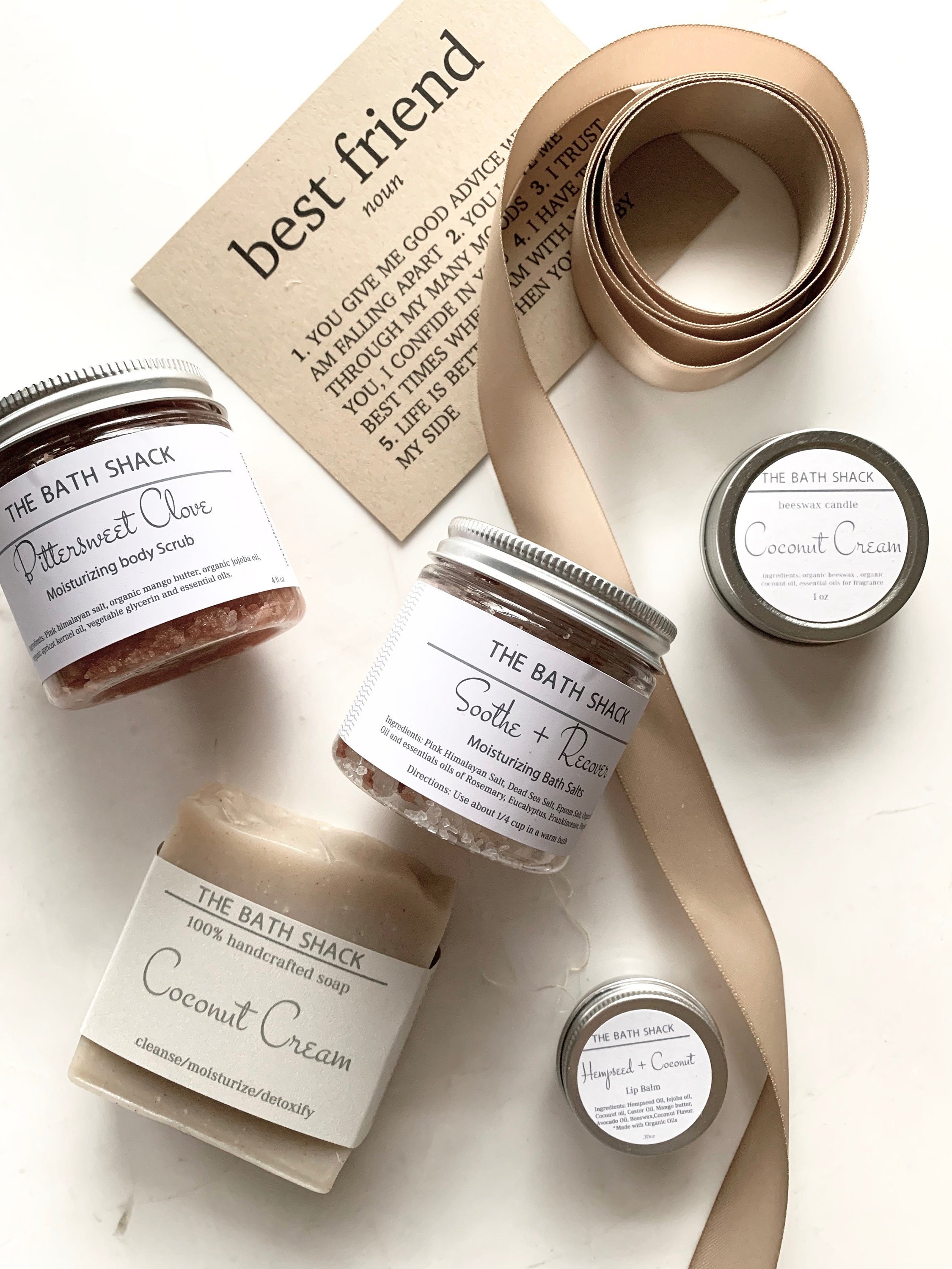 The Best Friend Box Spa Gift Set Etsy