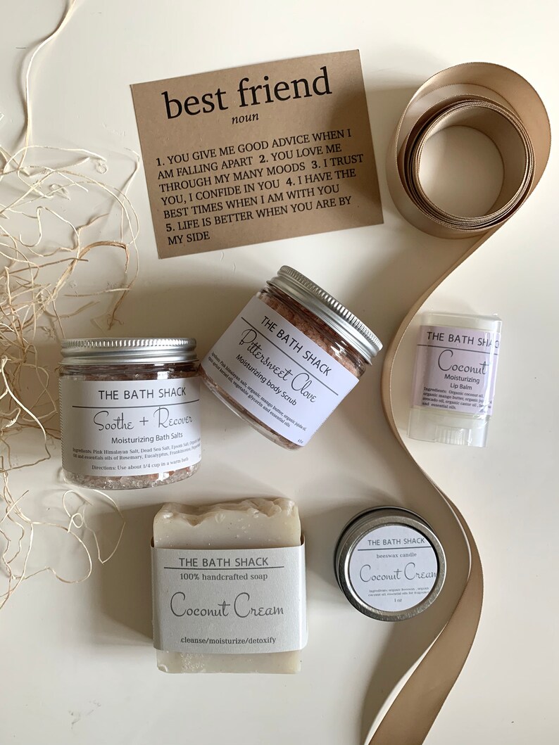 Best Friend Box Spa Gift Set Best Friend Gift Happy Etsy