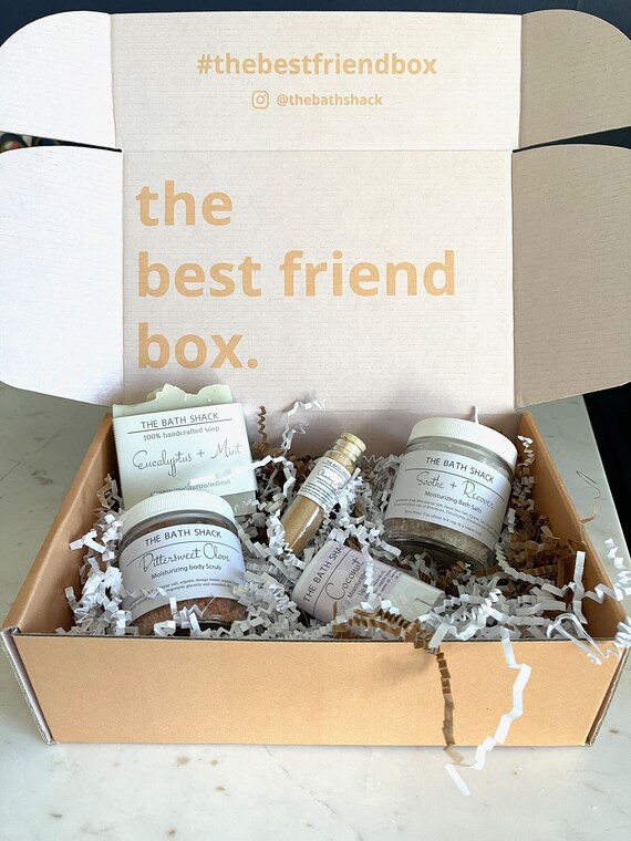 Best Friend Box Spa Gift Set Best Friend Gift Happy Etsy