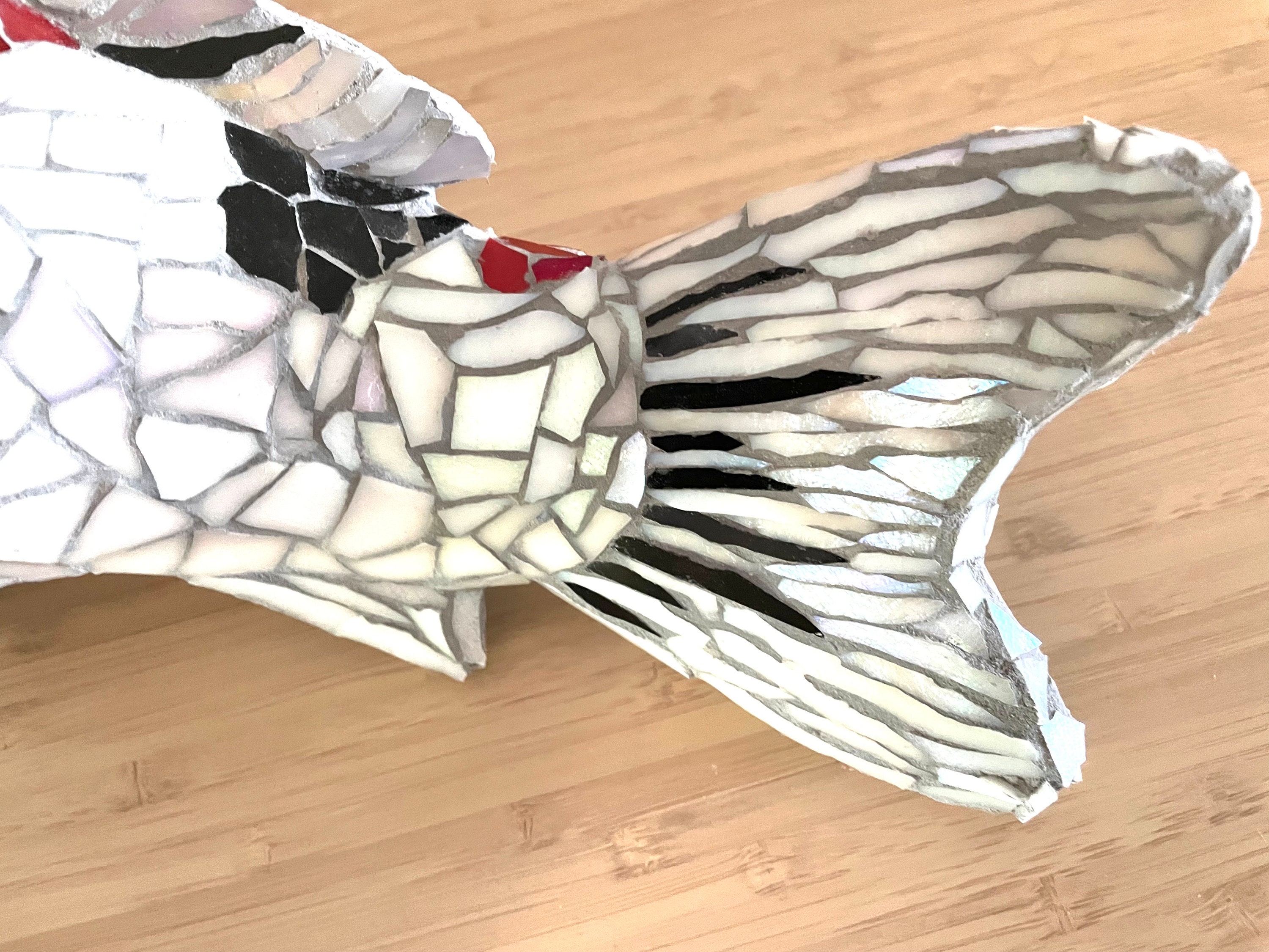 KOI Fish Goldfish Carp Statue - Glass Mosaic Artwork by Artist ...