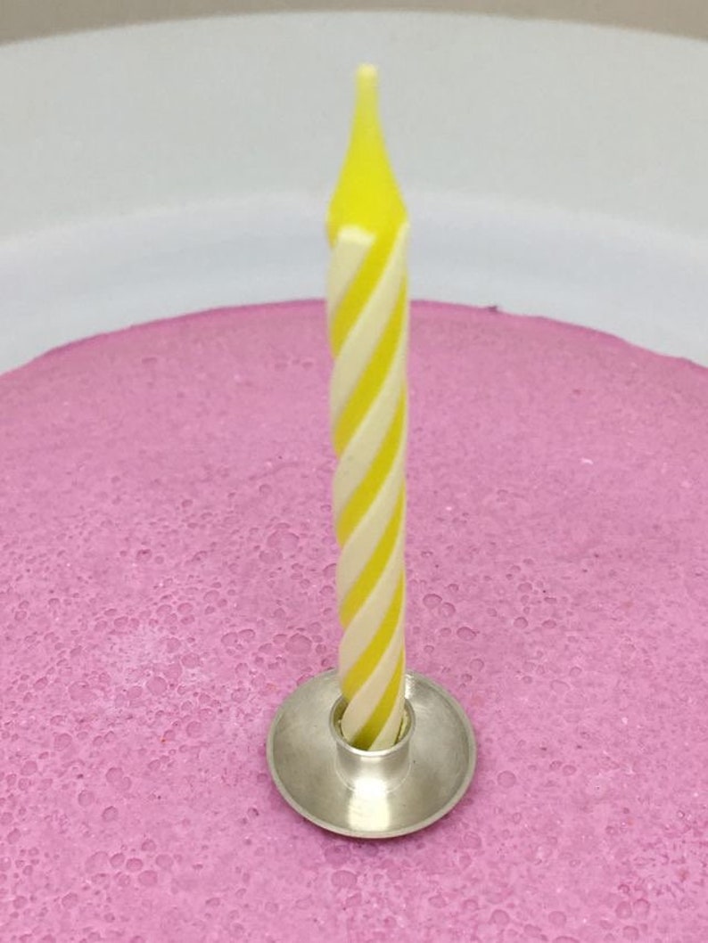 Birthday Candle Holder in Sterling Silver for Cake Wedding Etsy