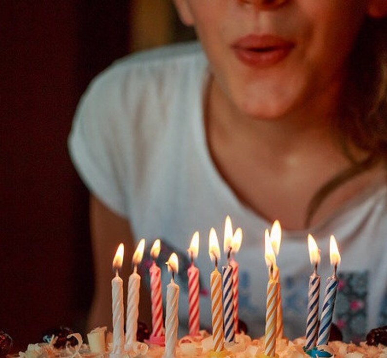 Birthday Candle Holder in Sterling Silver. Cake Decorating for Etsy