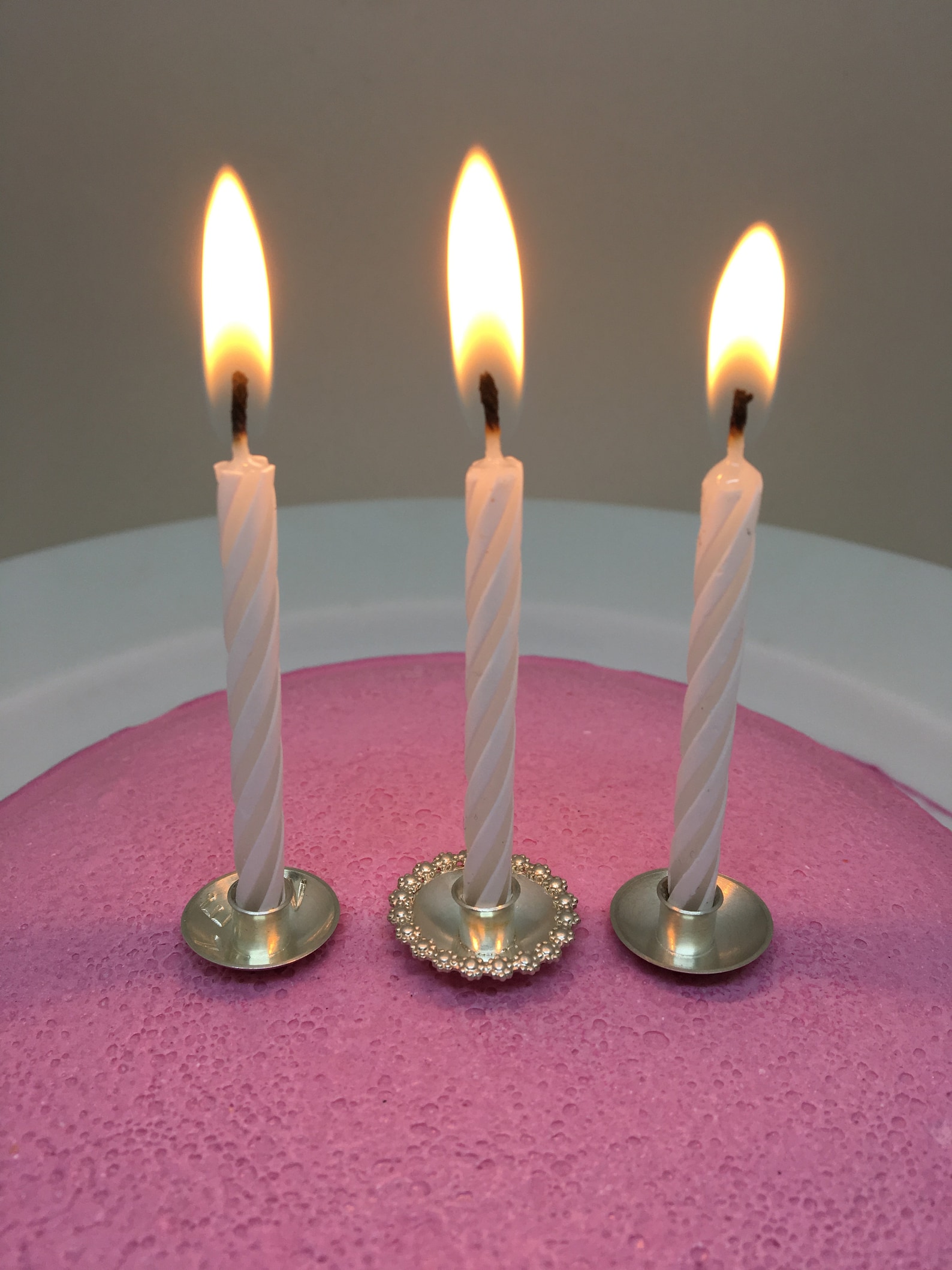Cake Candle Holder Sterling Silver for Birthday Cake Wedding Etsy