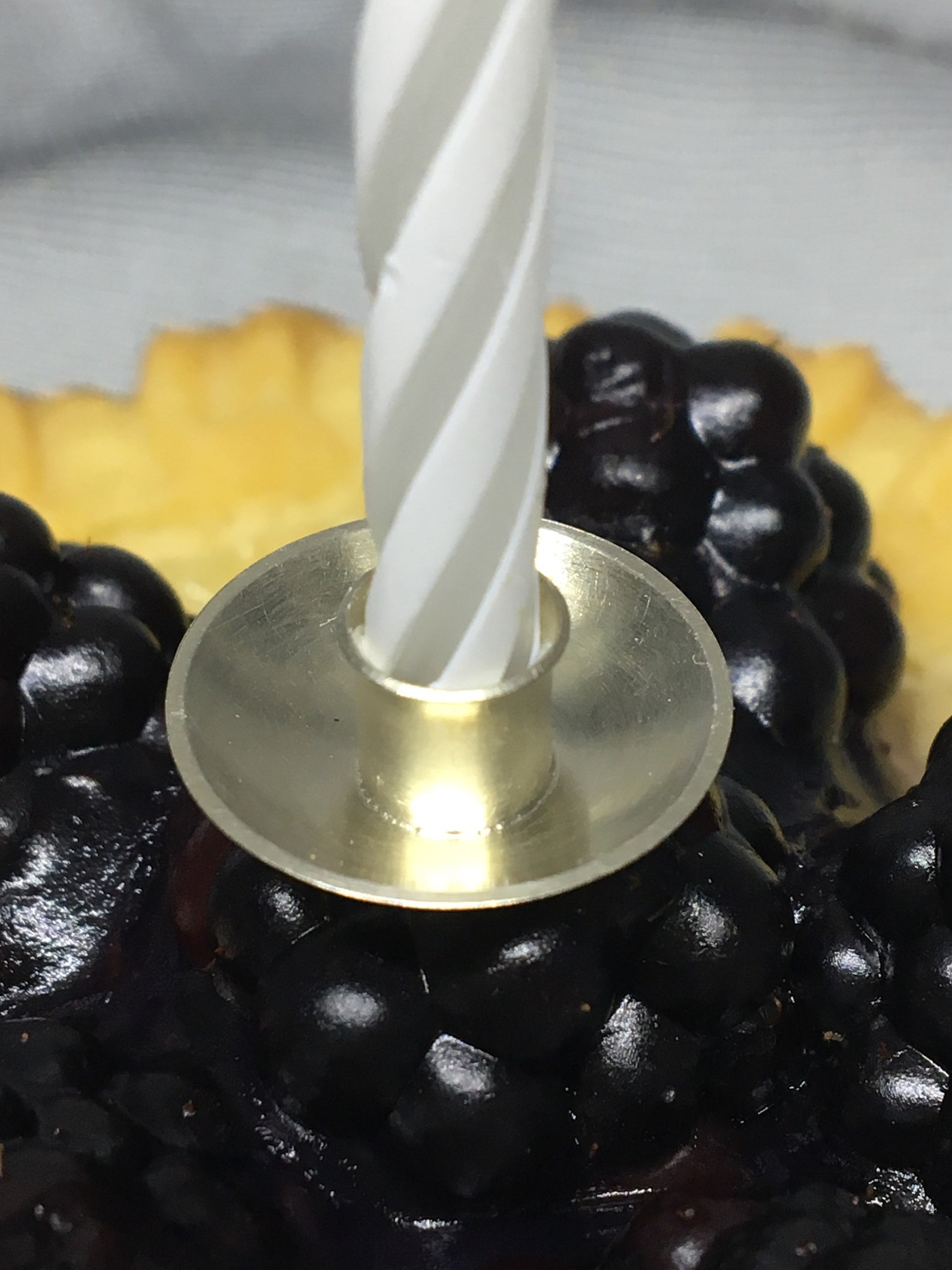 Cake Candle Holder Sterling Silver for Birthday Cake, Wedding Cake ...