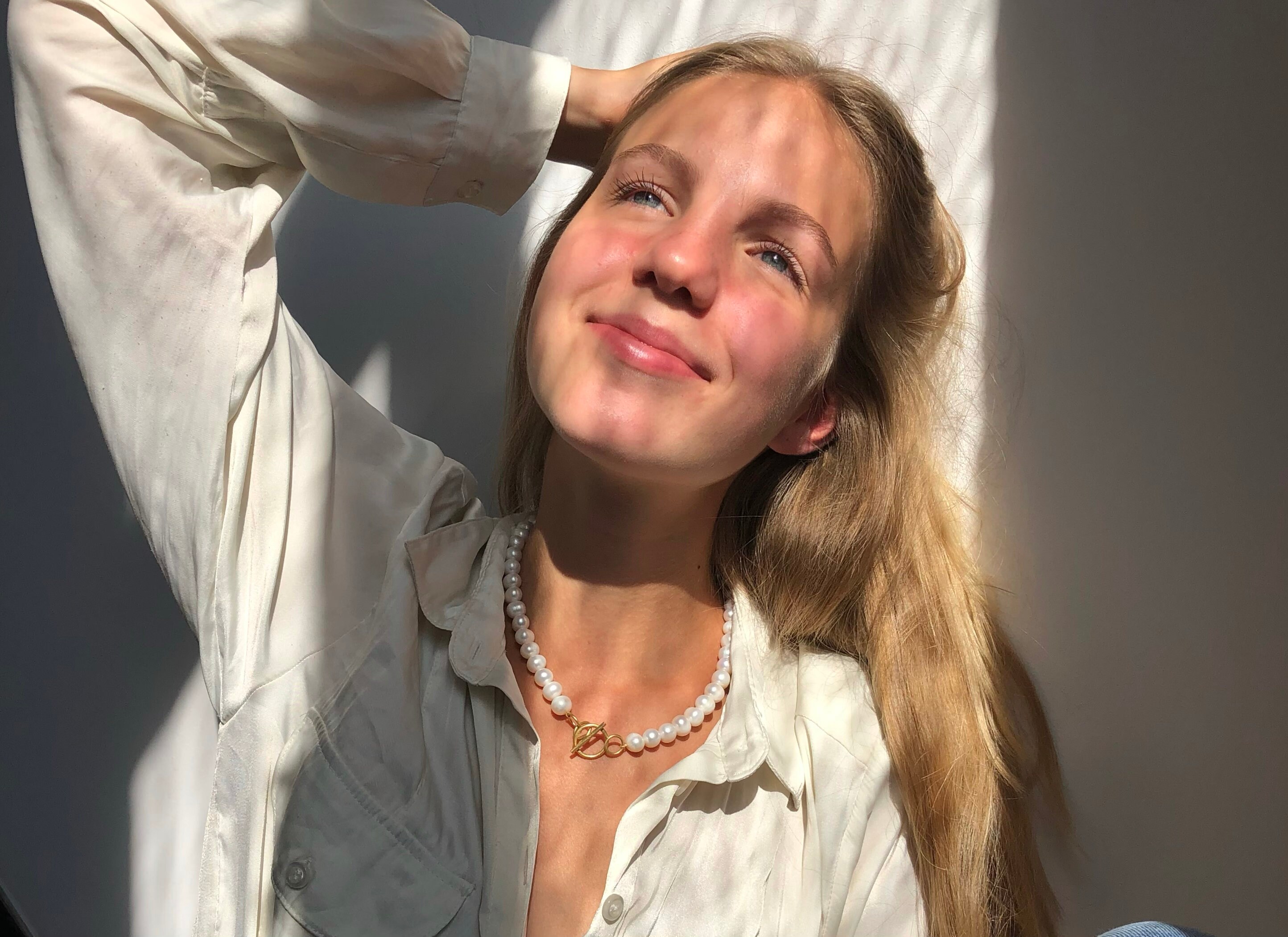 Large freshwater hotsell pearl necklace