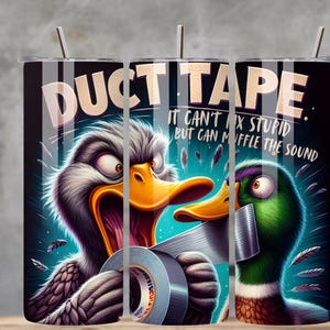 Duct Tape Tumbler Designs 20oz Sublimation Digital Download - Design Only