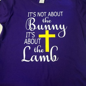 Easter shirt/Bunny Lamb shirt/Religious Shirt