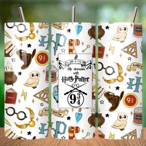 Harry Potter Tumbler Designs 20oz Sublimering Digital Nedladdning - Endast Design