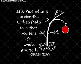 It's Not What's Under the Tree That Matters It's Who's Around It Png ...