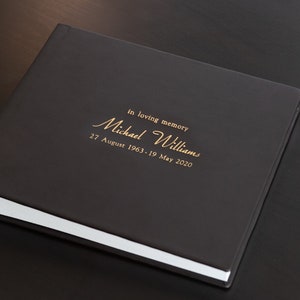 Celebration of Life Book | Funeral Service Book | In memoriam gift