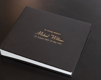 Celebration of Life Book | Funeral Service Book | In memoriam gift