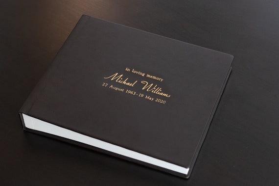 Celebration of Life Book | Funeral Service Book | In memoriam gift