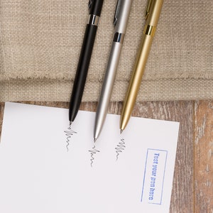 Gold, Silver and Black Pen for writing in Guest Books or Photo Albums | Can only be purchased with one of our Guest Books