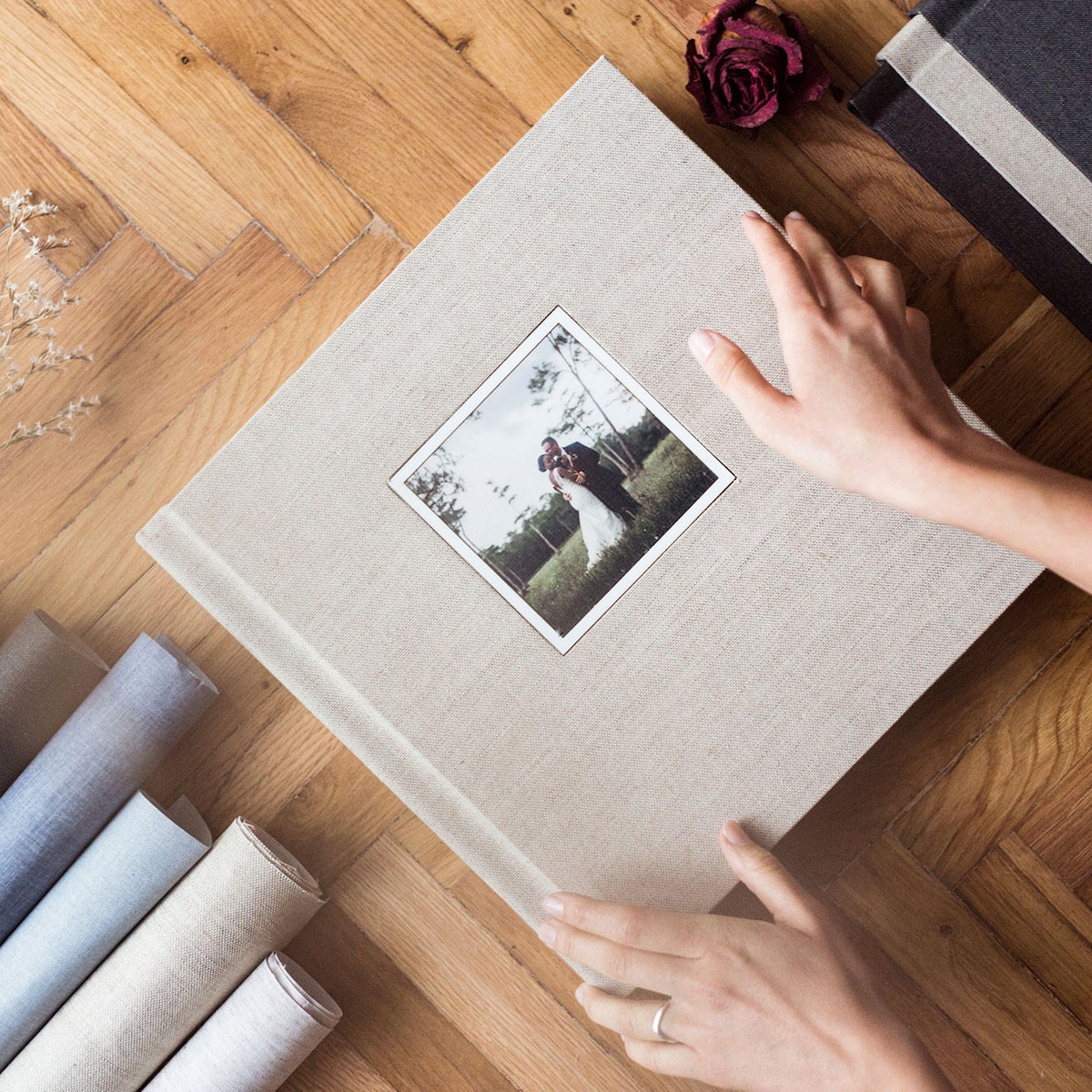 Deluxe Wedding Photo Album With Personalized Cover 12x12 Inch - Etsy