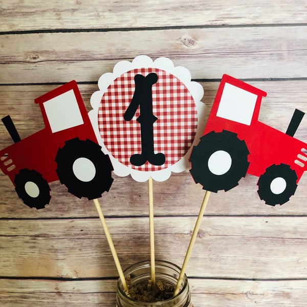Red Tractor Birthday - Etsy