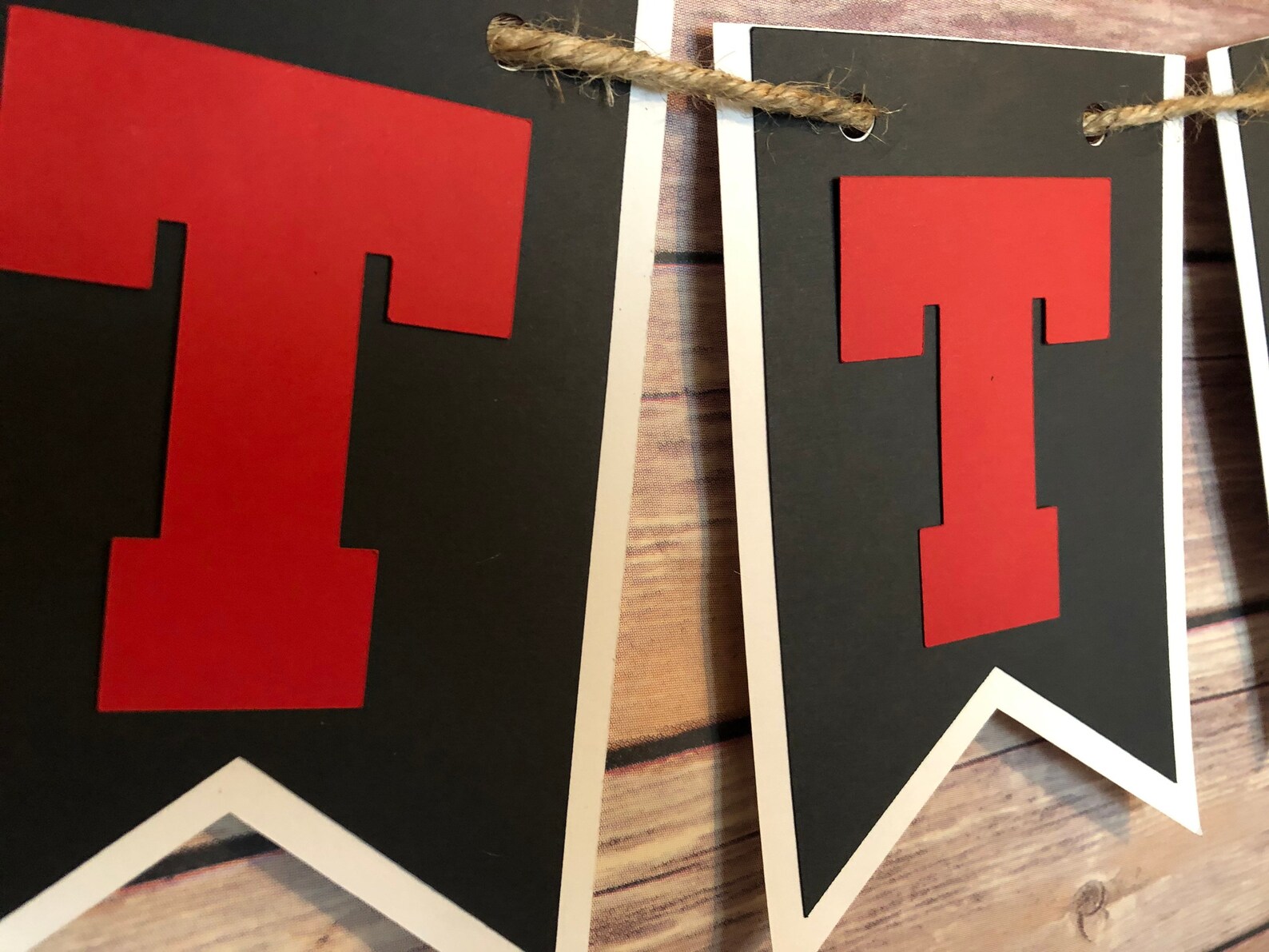Texas Tech Inspired Banner Texas Tech Banner Texas Banner - Etsy