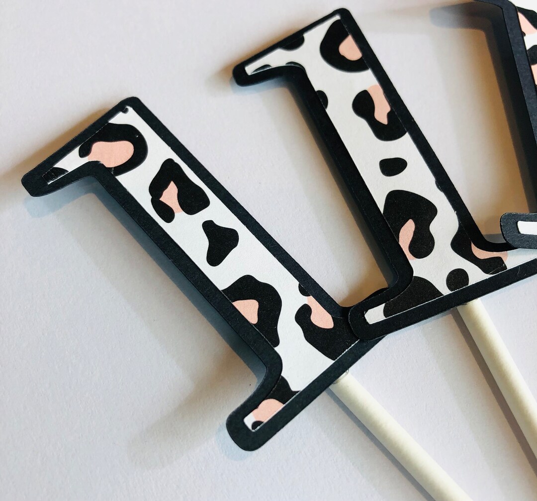 Pink Leopard One Toppers, Pink Leopard Toppers, Pink Leopard, Leopard ...