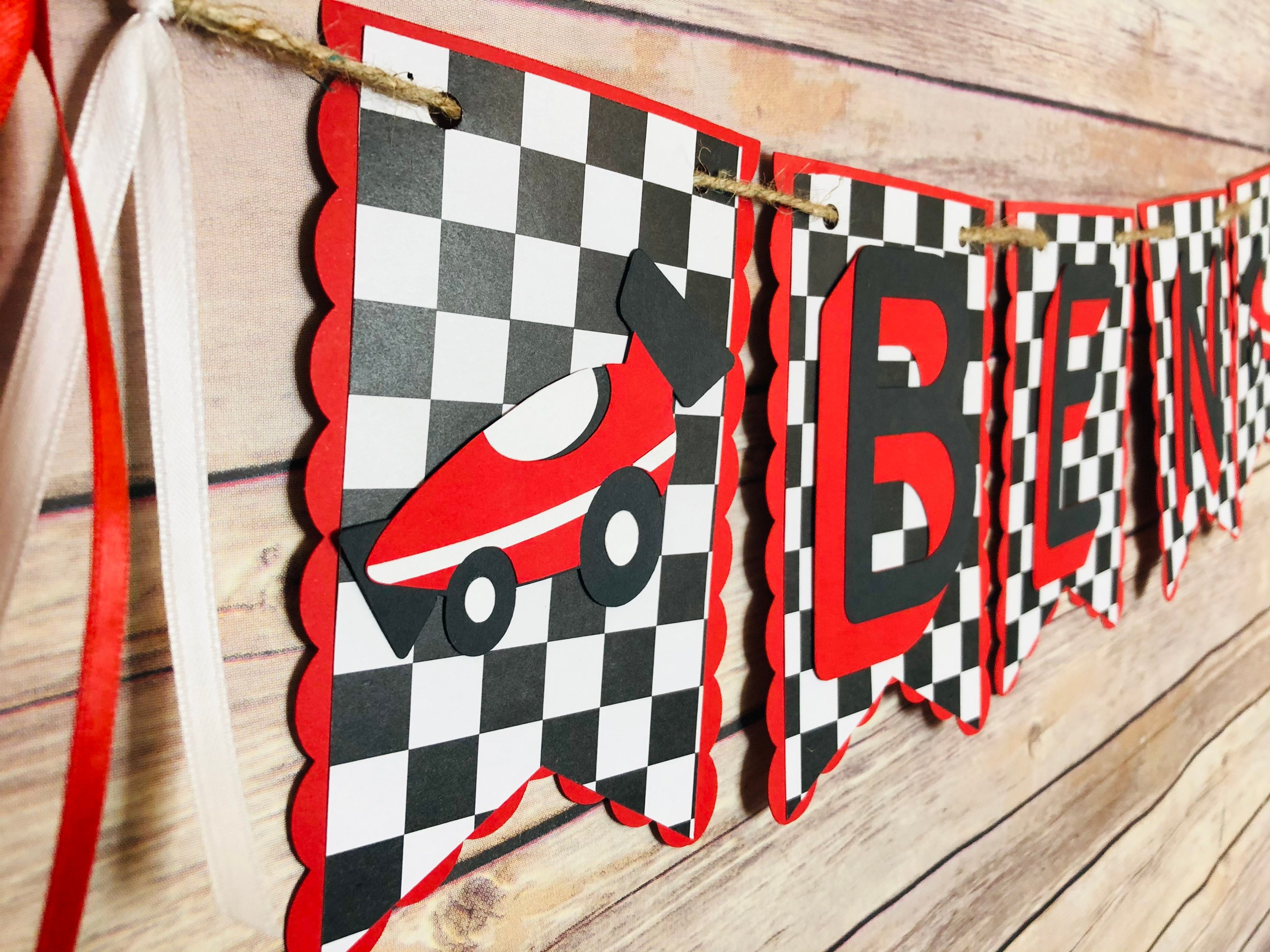 Race Car Name Banner Racecar Name Banner Race Car Banner Etsy India