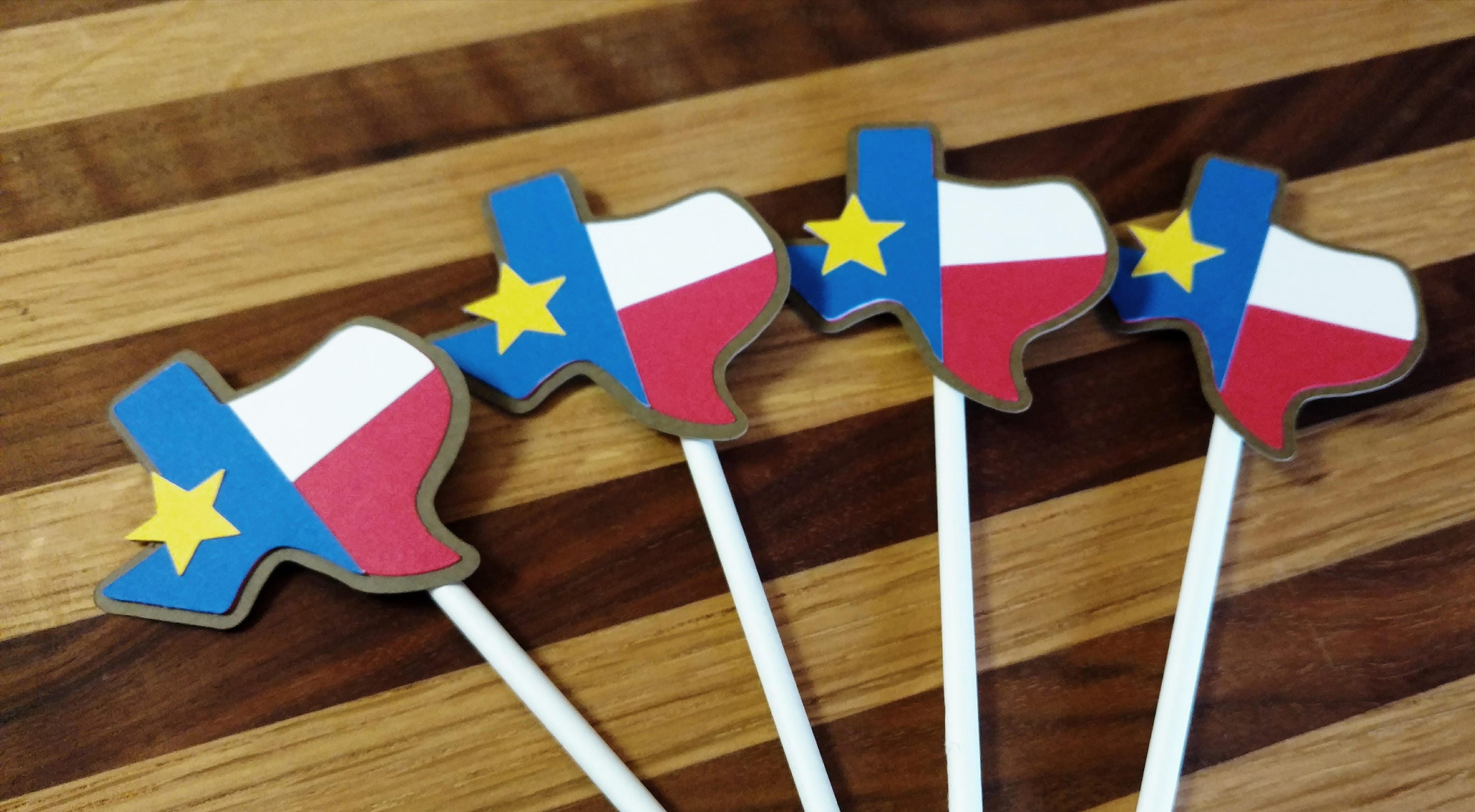 State of Texas Cupcake Toppers texas cupcake toppers texas Etsy