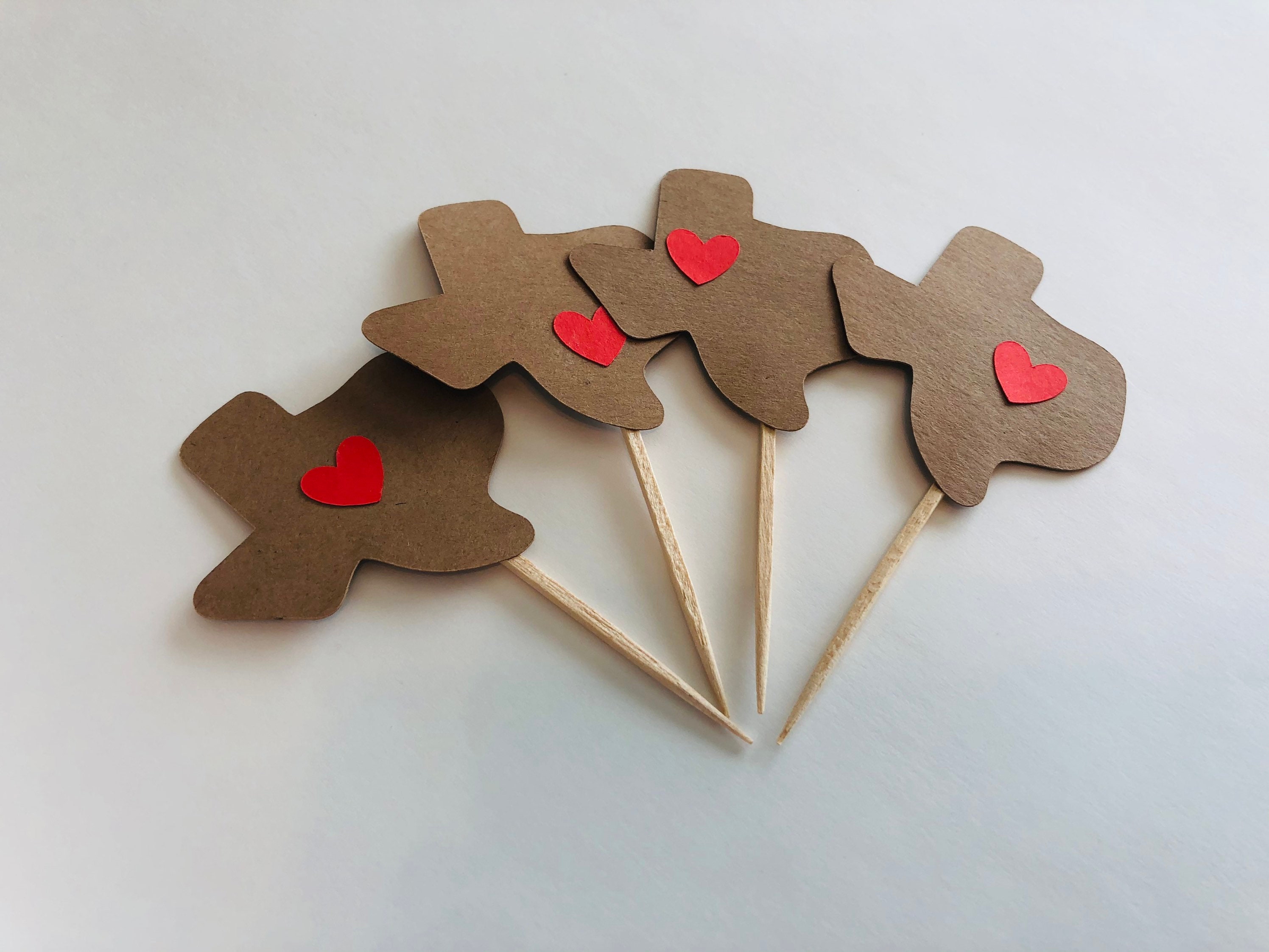 Texas Cupcake Toppers, Texas Toppers, State of Texas Toppers, Texas ...