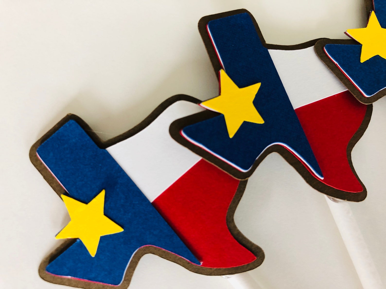 State of Texas Cupcake Toppers Texas Cupcake Toppers Texas Etsy