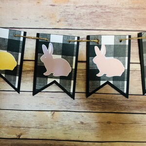 Pastel Bunny Banner Bunny Banner Bunny Garland Easter | Etsy