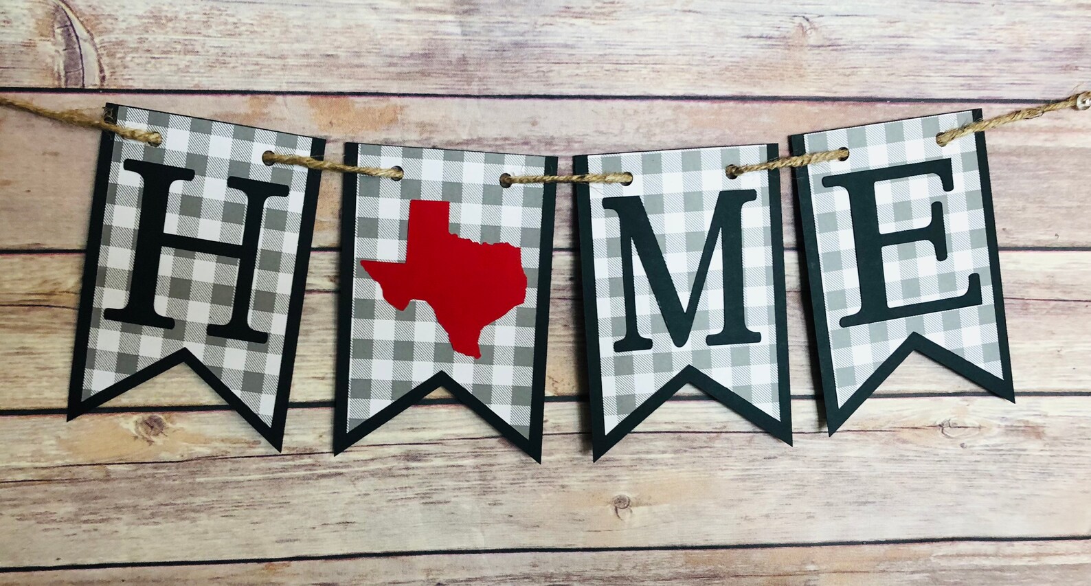 Home Banner Banner Texas Banner Rustic Banner Etsy