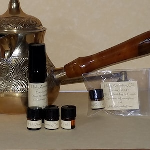 Holy Anointing Oil, Frankincense Anointing Oil, Myrrh Anointing Oil, Spikenard Anointing Oil, Hyssop Anointing Oil