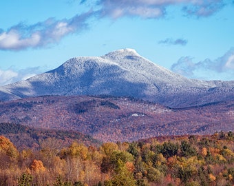 Vermont's Camels Hump Snowliage