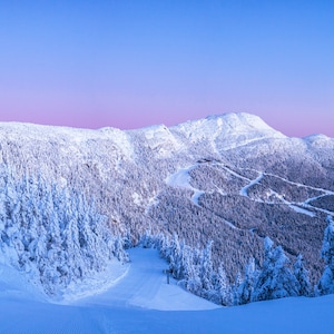 Stowe Panoramic in Full Morning Alpenglow - print