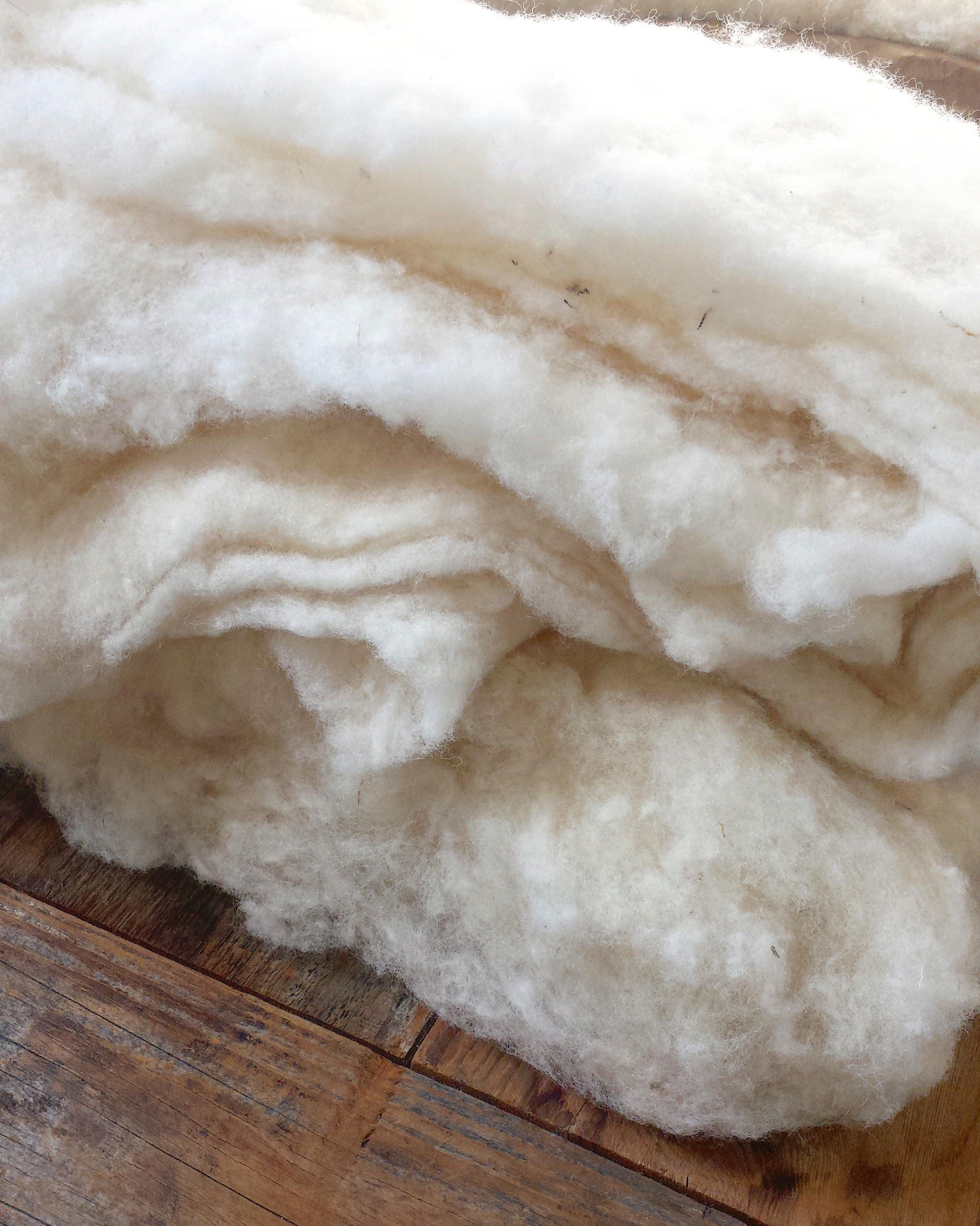 Wool Batting Queen Size PreCut Batt Etsy