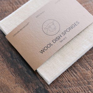 100% Wool Dish Sponges ~ New & Improved!  by Full Circle Wool