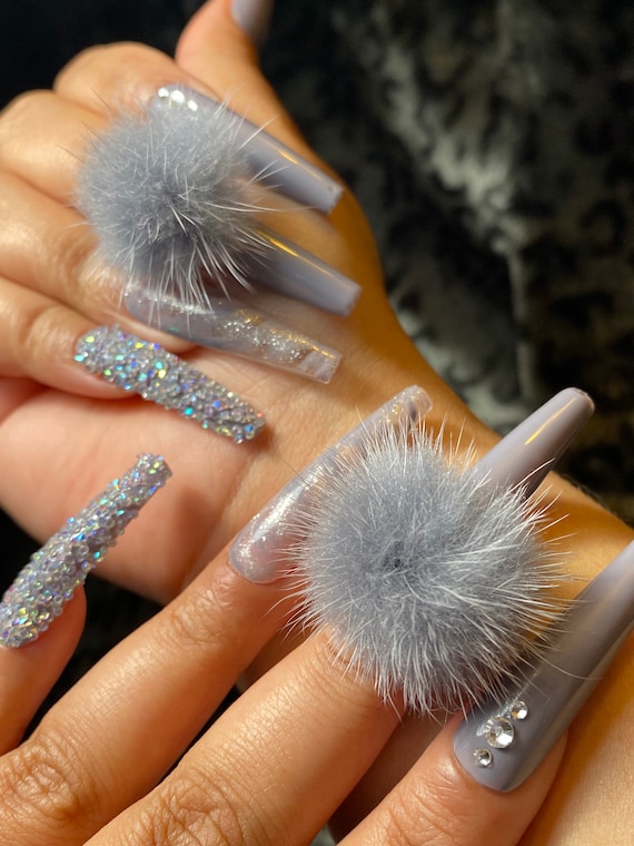 High Quality Rhinestone Nails Set High Quality Rhinestone Nails Set