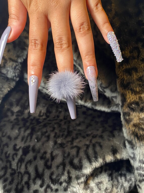 Priceless Luxury Nails High Gloss Gel Press On Nails Fake Etsy
