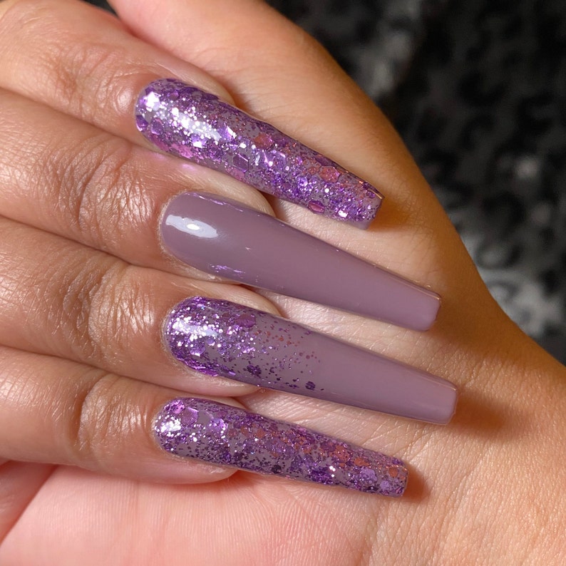 Starlet Luxury Nails high Gloss gel Press on Nails Fake | Etsy