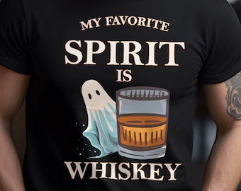 Favorite Spirit is Whiskey / Scotch for all Whiskey Lover Halloween Unisex T-Shirt