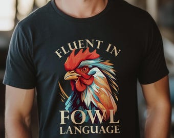 Flytande fågelspråk - Kortärmad t-shirt för män och kvinnor