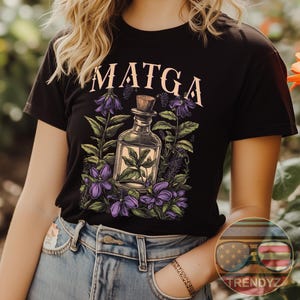 MATGA Make Aqua Tofana Great Again Vintage Botanical Design Unisex Comfort Colors T-Shirt, Sweatshirt