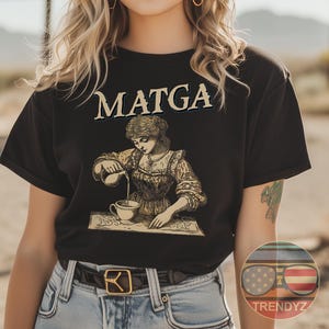 MATGA Make Aqua Tofana Great Again Vintage Lady Design Unisex Comfort Colors T-Shirt, Sweatshirt