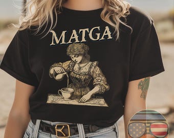 MATGA Aqua Tofana Vintage Lady Protest Comfort Colors T-Shirt