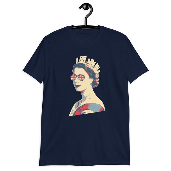 Elizabeth Ii Sunglasses Tshirt British Crown Union Jack Meme Elizabeth Ii Sunglasses Tshirt British Crown Union Jack Meme