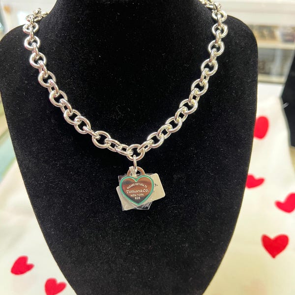 Colliers Tiffany & Co * PLACAGE ÉLECTRO ARGENT *