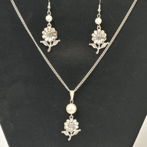 Silver Sunflower Jewelry - Sunflower Jewelry