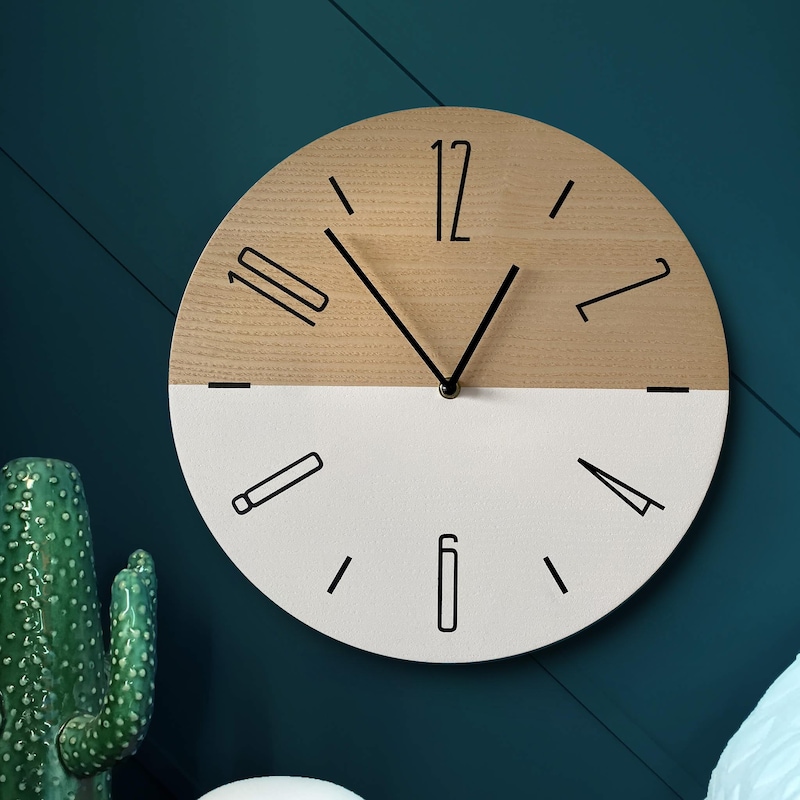 Scandi Wall Clock - Etsy UK