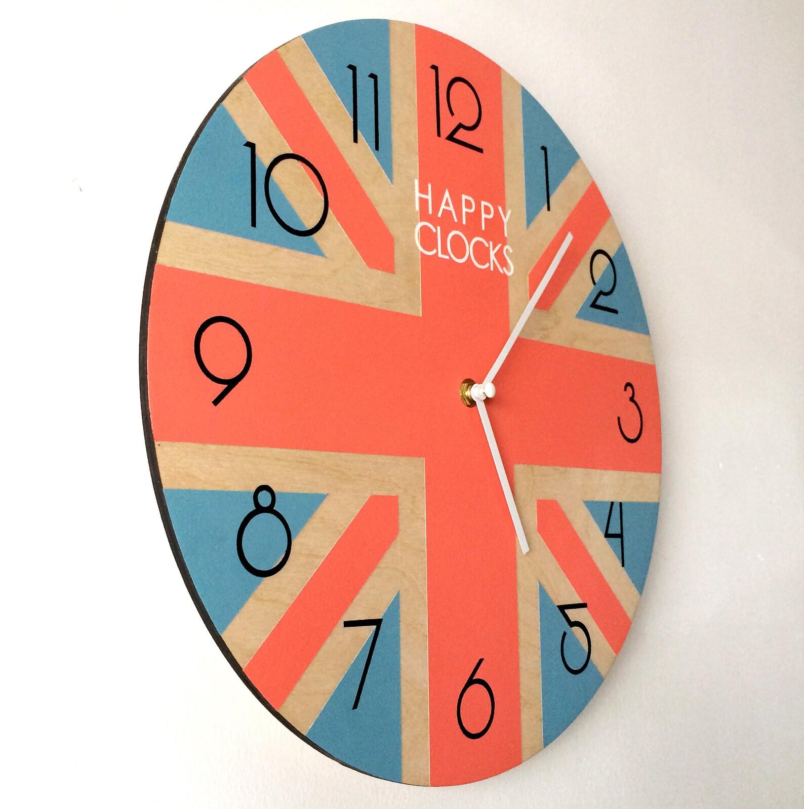 British UK Flag Wall Clock London Home Decor London Wall Art Etsy