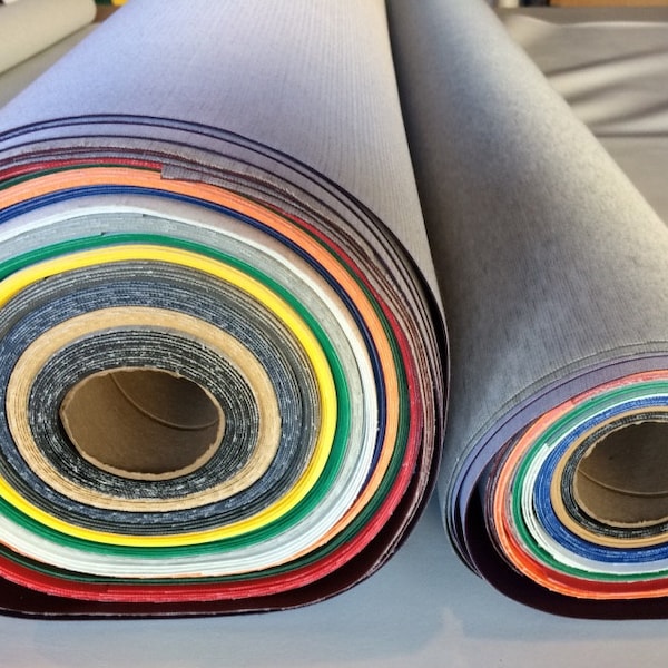 Marine Vinyl Fabric By The Yard - 29 Colors: Flexa Faux Leather Vinyl 100% Waterproof, UV Treated, Mold Resistant Auto/Boat/Key Fobs/Purses