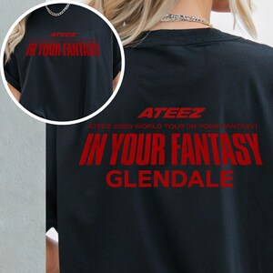 Ateez In Your Fantasy World Tour T-Shirt: Atiny Fan Gift