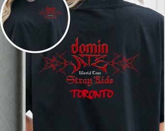 dominATE World Tour Stray Kids Toronto Unofficial Unisex T Shirt, Stay Kids Fans, Gift For Stays, dominATE World Tour, Comfy Tshirt