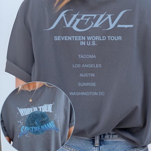 SEVENTEEN NEW_ ツアーTシャツ Seventeen New Tour - Etsy